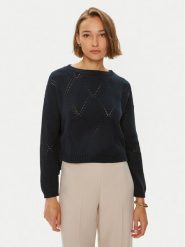 Weekend Max Mara Sweter Abbozzi 2425366161 Granatowy Slim Fit. Niebieskie swetry Weekend Max Mara, m, bez wzorów, z syntetyku, bez ramiączek. Za 689.99 zł.