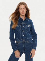 Calvin Klein Jeans Kurtka jeansowa 90's J20J224043 Niebieski Regular Fit. Niebieskie kurtki Calvin Klein Jeans, s, bez wzorów, z bawełny, bez kaptura. Za 249.99 zł.