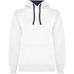 Bluza Z Kapturem Z Polibawełny Dla Kobiet. Białe bluzy ROLY, m, bez wzorów, bez ramiączek, z kapturem. Za 98.99 zł.