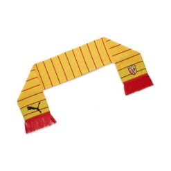 Szalik RC Lens Essentials PUMA Pelé Yellow Red. Czerwone szaliki i kominy Puma, bez wzorów, ze lnu, sportowe. Za 109.00 zł.