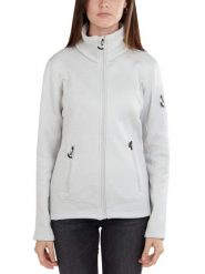 Sweter polarowy damski Fundango Antila Fleece. Białe swetry FUNDANGO, m, bez wzorów, z materiału, sportowe, bez ramiączek. Za 179.00 zł.
