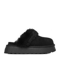 Kapcie Badura. Brązowe kapcie Badura, bez wzorów. Za 179.99 zł.