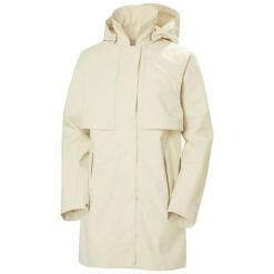 Kurtka przeciwdeszczowa damska Helly Hansen Lilja Rain. Białe kurtki przeciwdeszczowe Helly Hansen, na lato, m, bez wzorów, z poliesteru, bez kaptura. Za 923.50 zł.