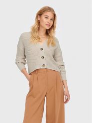 ONLY Kardigan Carol 15211521 Beżowy Relaxed Fit. Brązowe swetry ONLY, l, bez wzorów, z syntetyku, bez ramiączek. Za 79.99 zł.