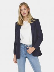 ONLY Marynarka Astrid 15310964 Granatowy Regular Fit. Niebieskie marynarki i żakiety ONLY, bez wzorów, z syntetyku, bez ramiączek. Za 139.99 zł.