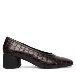 Czółenka Vagabond Shoemakers. Brązowe czółenka Vagabond Shoemakers, bez wzorów, bez obcasa, bez zapięcia. Za 719.99 zł.