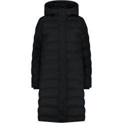 Płaszcz ocieplany damska CMP 35K3676 Coat Fix Hood. Czarne płaszcze CMP, na zimę, m, bez wzorów, z materiału, z kapturem. Za 566.33 zł.