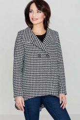 Pepitka Krótka Przejściowa Kurtka z Kontrafałdą na Plecach. Czarne kurtki Katrus, m, bez wzorów, z materiału, bez kaptura. Za 299.00 zł.