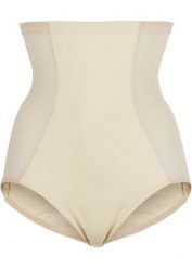 Figi shape, silny stopień modelowania sylwetki. Brązowe bielizna modelująca bonprix, bez wzorów, z materiału. Za 79.99 zł.