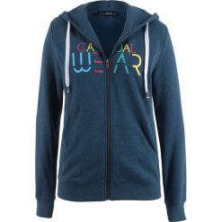 Bluza rozpinana z nadrukiem bonprix ciemnoniebieski z nadrukiem. Bluzy marki INOVIK. Za 44.99 zł.