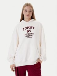 Tommy Jeans Bluza DW0DW22603 Écru Relaxed Fit. Bluzy Tommy Jeans, l, bez wzorów, z bawełny, bez ramiączek, bez kaptura. Za 489.99 zł.