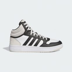 Hoops 3.0 Mid Classic Vintage Shoes. Białe buty sportowe lifestyle adidas, bez wzorów, sportowe, bez zapięcia. W wyprzedaży za 277.00 zł.