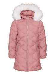 HULABALU Parka zimowa "Muse" w kolorze jasnoróżowym rozmiar: 110/116. Różowe płaszcze HULABALU, na zimę, bez wzorów, bez kaptura. Za 162.87 zł.
