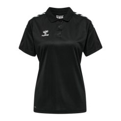 Damska koszulka polo Hummel Functional. Czarne t-shirty sportowe Hummel, xl, bez wzorów, bez ramiączek. Za 146.50 zł.