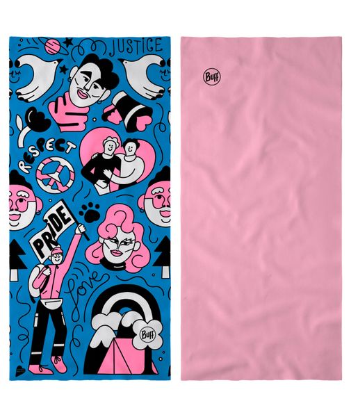 Naszyjnik Buff Pride Coolnet Uv® Twin Love. Żółte naszyjniki Buff, plastikowe. Za 149.99 zł.