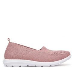 Półbuty JENNY. Czerwone półbuty wsuwane Jenny, bez wzorów, bez obcasa, na płaskiej podeszwie. Za 69.99 zł.