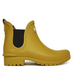 Kalosze Barbour. Zielone kalosze Barbour, bez wzorów, bez zapięcia. Za 239.99 zł.