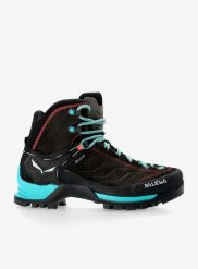 Buty damskie Salewa Mountain Trainer Mid GTX. Zielone trekkingi Salewa, bez wzorów, z gore-texu, bez zapięcia, trekkingowe, gore-tex. Za 1,192.00 zł.