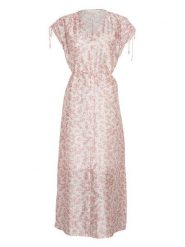 MOSS COPENHAGEN Sukienka "Isadora" w kolorze jasnoróżowym rozmiar: L. Różowe sukienki Moss Copenhagen, l, bez wzorów, bez kołnierzyka, bez ramiączek, maxi. Za 233.87 zł.