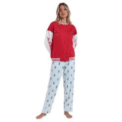 Ciepła kurtka damska Disney Mickey New York. Czerwone kurtki Disney, xl, bez wzorów, z bawełny, bez kaptura. Za 189.50 zł.
