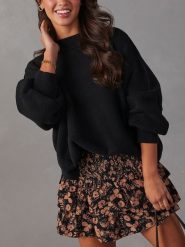 LA Angels Sweter w kolorze czarnym rozmiar: XL. Czarne swetry LA Angels, xl, bez wzorów, bez ramiączek. Za 222.94 zł.