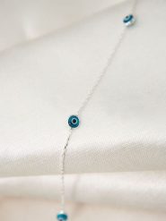 Lodie Silver Srebrny naszyjnik z elementami ozdobnymi - dł. 43 cm rozmiar: onesize. Szare naszyjniki Lodie Silver, z materiału, srebrne. Za 52.99 zł.