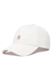Tommy Hilfiger Czapka z daszkiem AW0AW18917 Biały. Białe czapki z daszkiem Tommy Hilfiger, bez wzorów, z bawełny. Za 209.99 zł.