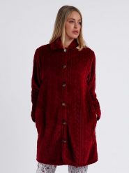Admas Płaszcz polarowy "Admas Garden" w kolorze bordowym rozmiar: XL. Czerwone płaszcze admas, xl, bez wzorów, z polaru, bez kaptura. Za 126.99 zł.