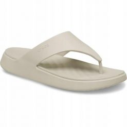 Japonki Dla Dorosłych Crocs Getaway Triangle Flip. Brązowe japonki Crocs, bez wzorów, z materiału. Za 199.99 zł.