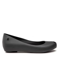 Baleriny Melissa. Czarne baleriny Melissa, bez wzorów, bez obcasa, bez zapięcia. Za 169.99 zł.