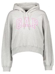 GAP Bluza w kolorze jasnoszarym rozmiar: XL. Szare bluzy GAP, xl, bez wzorów, z bawełny, bez ramiączek, z kapturem. Za 74.81 zł.
