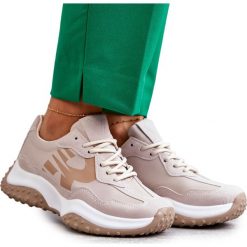 Vinceza Damskie Buty Sportowe Wiązane Beżowe Tolea brązowe. Brązowe buty treningowe VINCEZA, bez wzorów, bez zapięcia, do biegania. Za 180.00 zł.