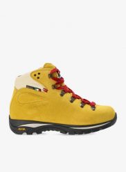 Buty turystyczne damskie Zamberlan Kjon GTX. Żółte buty trekkingowe Zamberlan, z gore-texu, bez zapięcia. Za 697.39 zł.
