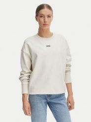 BOSS Bluza C_Eteia_5 50534821 Beżowy Oversize. Brązowe bluzy Boss, l, bez wzorów, z bawełny, bez kaptura. Za 449.99 zł.