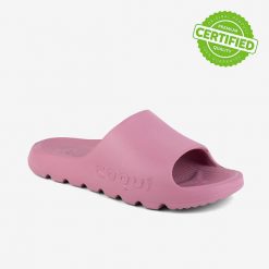 Damskie klapki Coqui Lou, lekkie Coqui Air, bezszwowe. Czerwone klapki Coqui, bez wzorów, z materiału, bez obcasa, bez zapięcia. Za 121.99 zł.
