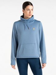 Dare 2b Bluza polarowa "Lexan" w kolorze błękitnym rozmiar: 38. Niebieskie bluzy z kapturem Dare 2b, bez wzorów, z polaru, z kapturem. Za 104.39 zł.