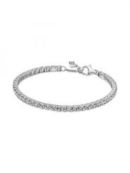 Pandora Srebrna bransoletka rozmiar: 16 cm. Szare bransoletki Pandora, srebrne. Za 391.84 zł.
