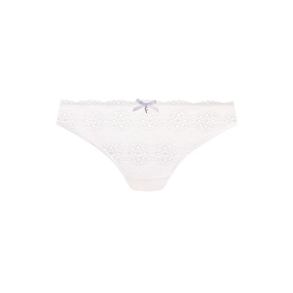 Stringi damskie Freya Brésilien Posie. Białe stringi Freya, bez wzorów, z dzianiny. Za 150.00 zł.