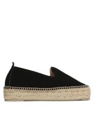 Manebi Espadryle Double Sole Espadrilles K 1.0 D0 Czarny. Czarne espadryle Manebi, bez wzorów, ze skóry, bez obcasa. Za 329.99 zł.