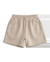 Damskie szorty dresowe UNLEASH WINGS BEIGE. Brązowe szorty sportowe Wings, bez wzorów, z bawełny. Za 169.90 zł.