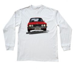 BMW 3 — bluzka z długim rękawem (Rozmiar: M (dorosła); Kolor koszulki: biały; Rodzaj nadruku: BMW 3). Białe bluzki nikiniki, m, bez wzorów, z bawełny, bez kołnierzyka, bez ramiączek. Za 89.00 zł.