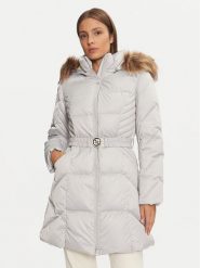 Guess Płaszcz zimowy New Olga W4BL40 WEX52 Szary Regular Fit. Szare płaszcze Guess, na zimę, xxl, z aplikacjami, z syntetyku, bez kaptura. Za 939.99 zł.