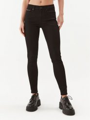 Tommy Jeans Jeansy Nora DW0DW09216 Czarny Skinny Fit. Czarne jeansy Tommy Jeans, bez wzorów, z bawełny. Za 259.99 zł.