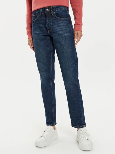 DAMSKIE SPODNIE LEE RIDER JEANS HYPER DARK 112355235. Jeansy Lee, l, bez wzorów, z jeansu. Za 209.99 zł.