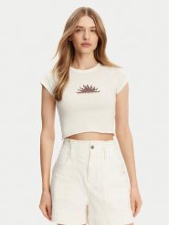 Billabong Top EBJZT00436 Biały Regular Fit. Białe topy Billabong, s, bez wzorów, z bawełny, bez kołnierzyka, bez ramiączek. Za 89.99 zł.