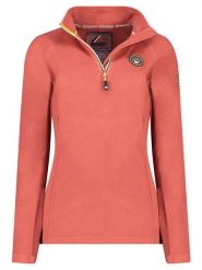 Geographical Norway Bluza polarowa "Tugim" w kolorze pomarańczowym rozmiar: L. Pomarańczowe bluzy bez kaptura Geographical Norway, l, bez wzorów, z polaru. Za 68.45 zł.