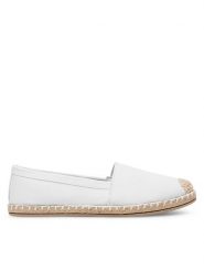 Jenny Fairy Espadryle WYL04103-1 Biały. Białe espadryle Jenny Fairy, bez wzorów, z materiału, bez obcasa. Za 59.99 zł.