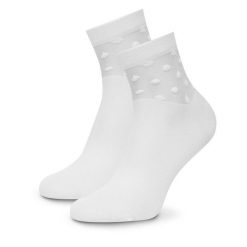 Skarpety Nine West. Białe skarpetki Nine West, bez wzorów. Za 29.99 zł.
