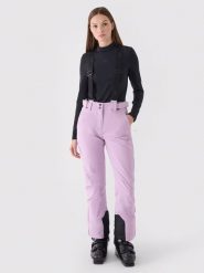 4F Spodnie narciarskie w kolorze fioletowym rozmiar: L. Różowe spodnie dresowe 4f, bez wzorów. Za 170.07 zł.