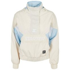 Damska wiatroszczelna wodoodporna kurtka Urban Classics Starter Colorblock. Białe kurtki przeciwdeszczowe Starter, bez wzorów, bez kaptura. Za 420.00 zł.